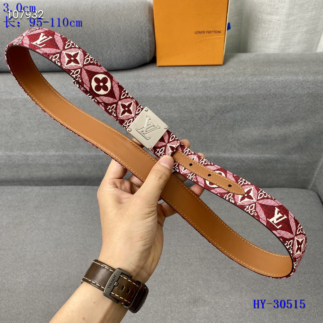 LV Belts 3.0 cm Width 092